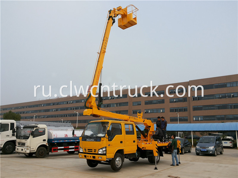 hydraulic aerial platform truck